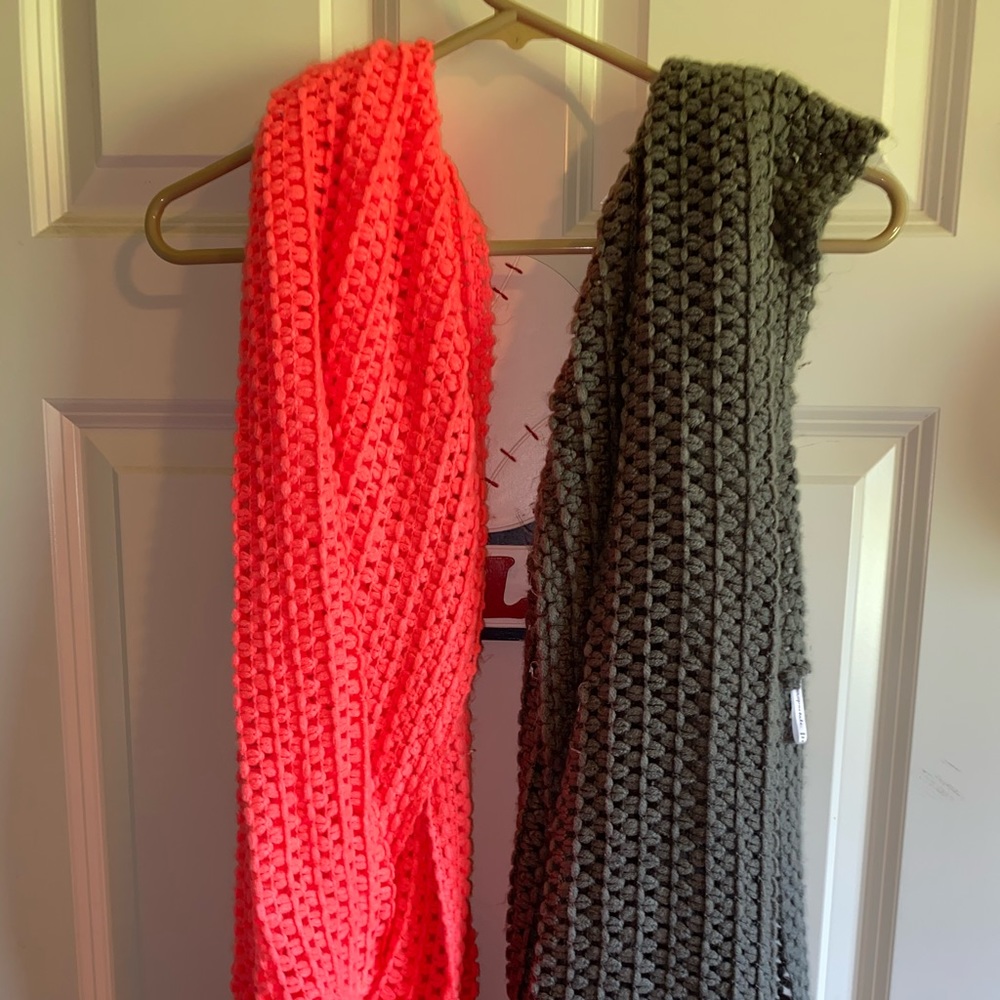 Two Infinity Scarves